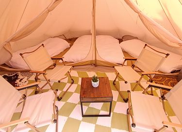 Glamping in a bell tent on the waterfront - 4