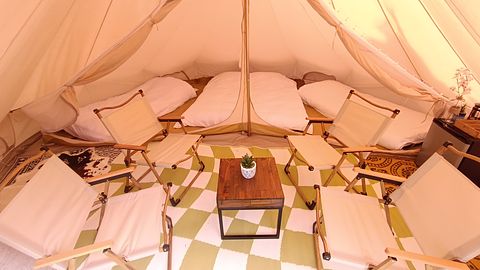 Glamping in a bell tent on the waterfront - 4
