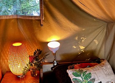 Safaritent op een eco-camping in Groningen - 8