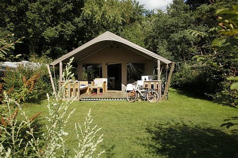 Tente safari (6p) sur un camping boisé en Drenthe - 4