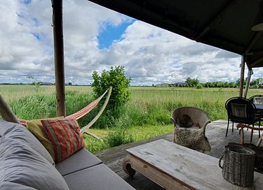 Glampingzelt in Groningen mit Whirlpool