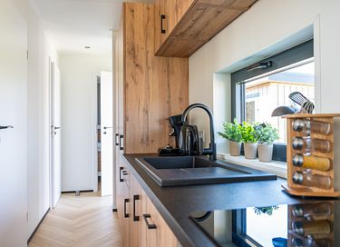 Chalet de luxe (4 personnes) sur un camping en Zélande - 11
