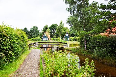 Knus huisje aan een visvijver in het groen - 2