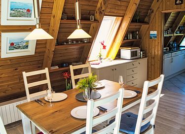 Logement de vacances à ossature en A à proximité de la plage - 9
