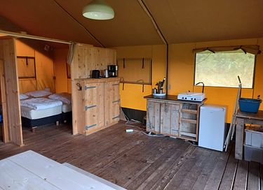 Safaritent 6 pers. op minicamping in Drenthe - 3