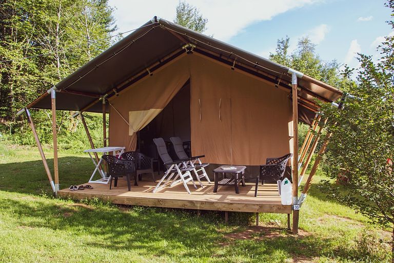 6-person safari tent with terrace - 1