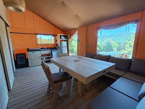Glampingtent (6p) met prachtig uitzicht - 5