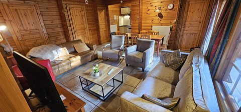 Cabane en rondins robuste (8 personnes) dans la forêt - 5