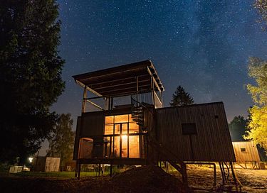 Luxe boomhut met dakterras en wellness - 28