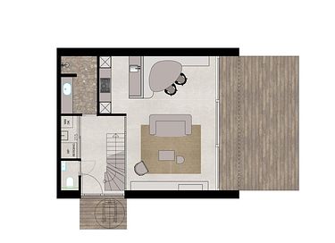 Moderne en duurzame lodge (4p) met jacuzzi - 15