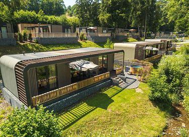 Lodge con centro benessere nelle Ardenne lussemburghesi