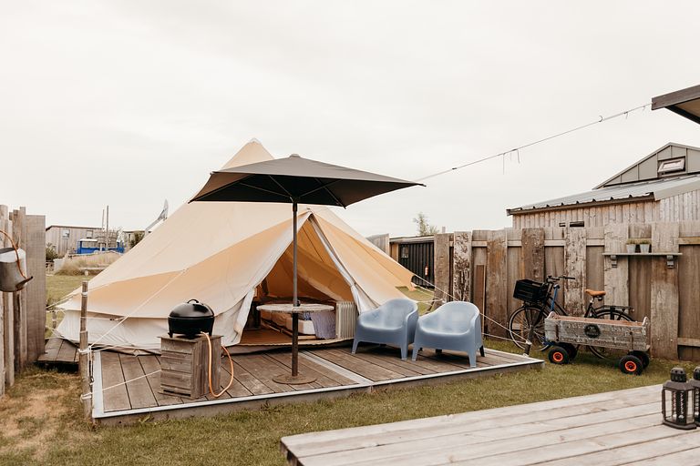 Tipi-Zelt in den Dünen für vier Personen - 1