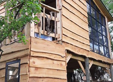 Overnachten in ecologische boomhut met hottub - 2