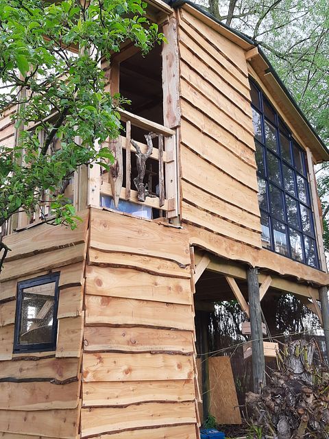 Overnachten in ecologische boomhut met hottub - 2