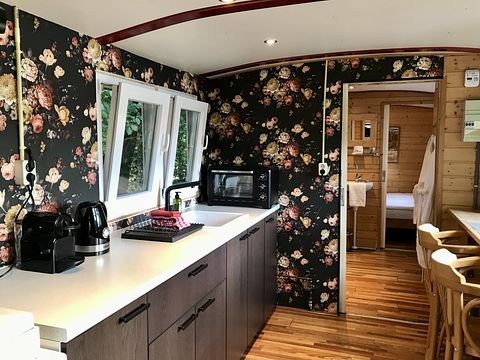 Charmante pipowagen met privé Hottub - 4