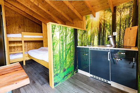 Trekkershut (4p) op leuke camping in het bos - 5