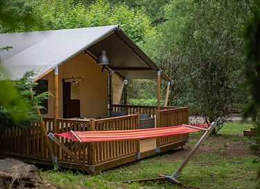 Glamping-Zelt inmitten des Waldes in Frankreich - 3