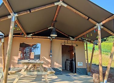 Glampingtent (6p) met prachtig uitzicht - 3