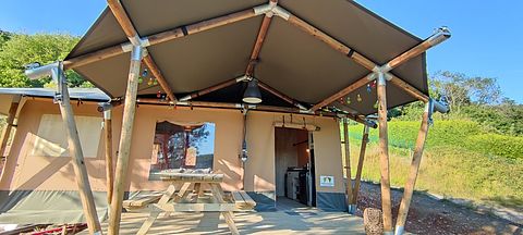 Glampingtent (6p) met prachtig uitzicht - 3