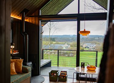 Forest cabin with sauna on a hill in Durbuy - 6