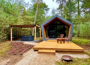 Waldhaus mit Jacuzzi - 11
