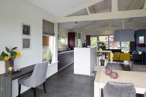Vakantiehuis (6p) met eigen aanlegsteiger - 4