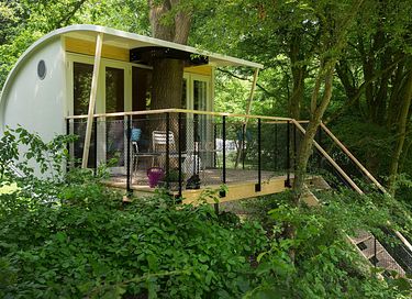 Familie boomhut