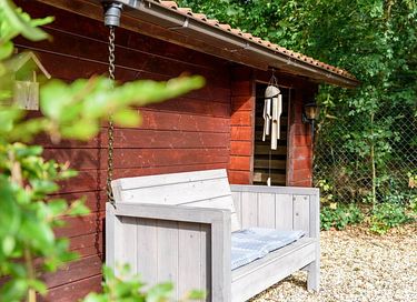 Cabane en rondins robuste avec sauna dans la forêt - 36