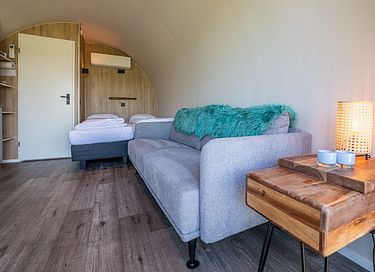 2-persoonslodge met weids uitzicht in Drenthe - 3