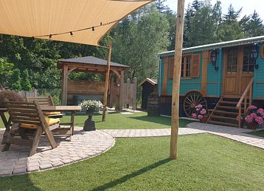 Unique circus wagon with jacuzzi and sauna - 15