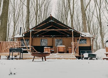 Wellness safaritent (6p) met sauna én hottub - 31
