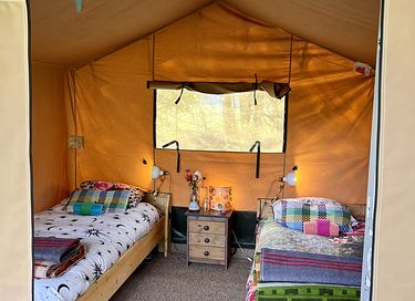 Safaritent voor 2 aan een vijver in Groningen - 5
