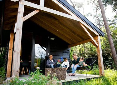 Trekkershut (4p) op leuke camping in het bos - 2