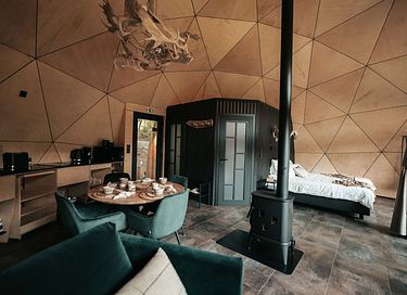 Luxe dome met Noors bad in de Ardennen - 7