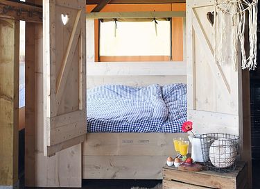 Geräumiges Glamping-Zelt mit Dusche an der Küste - 7