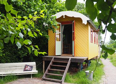 Woonwagen in jaren '30 stijl met hottub - 3