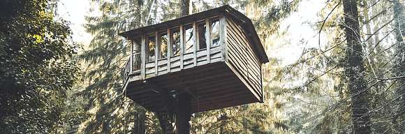 Boomhut overnachting