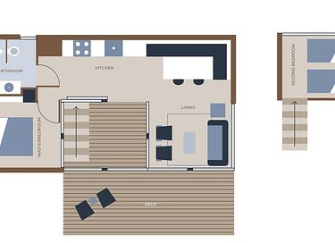 Unieke cabin met skylight en privé hottub - 16