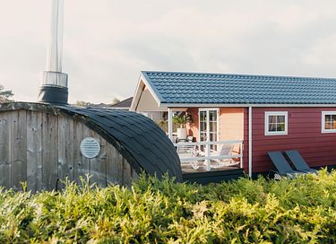 Home with wellness on a 5-star campsite