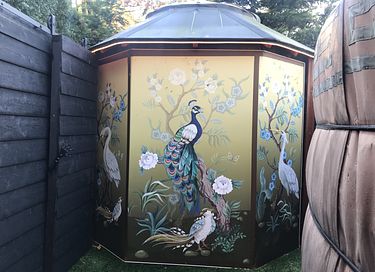 Romantische Yurt met hottub - 25