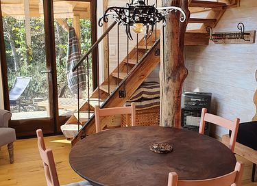 houten lodge met uitzicht op de Pyreneeën - 20