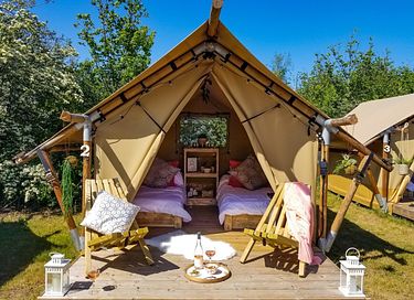 Safari tent for 2 persons at the waterfront - 6