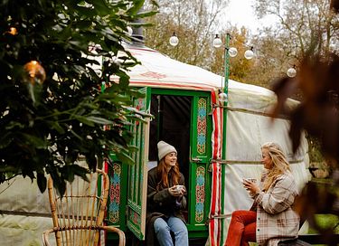 Spacious yurt in unique park in nature - 12