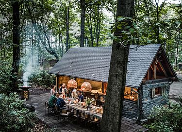 Unique treehouse (5p) with private hot tub - 24