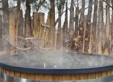 tiny house dans les bois avec bain à remous - 2