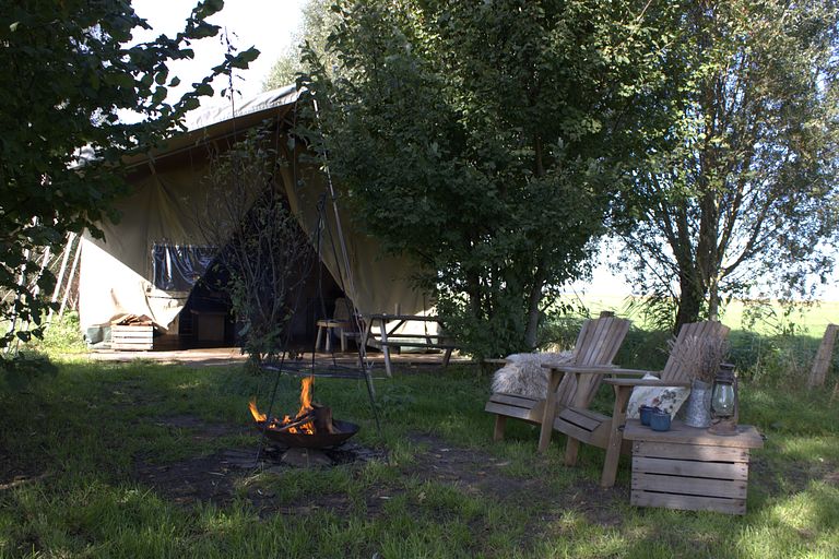 Retour à l'essentiel dans un chalet sous tente en Gueldre - 1