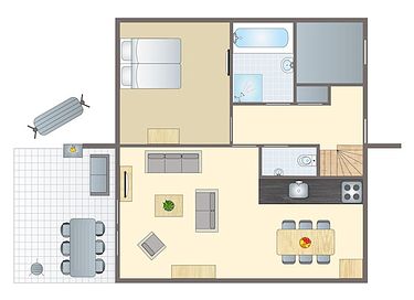 Bungalow spacieux avec sauna pour 6 personnes - 11