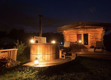 Stoere blokhut met privé hottub - 13