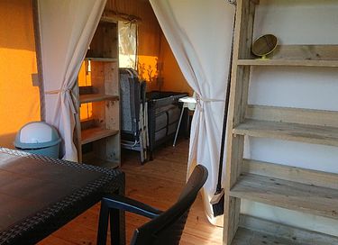 Safaritent op gezellige camping in Drenthe - 3