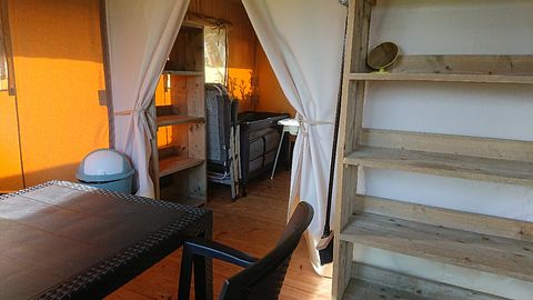 Safaritent op gezellige camping in Drenthe - 3